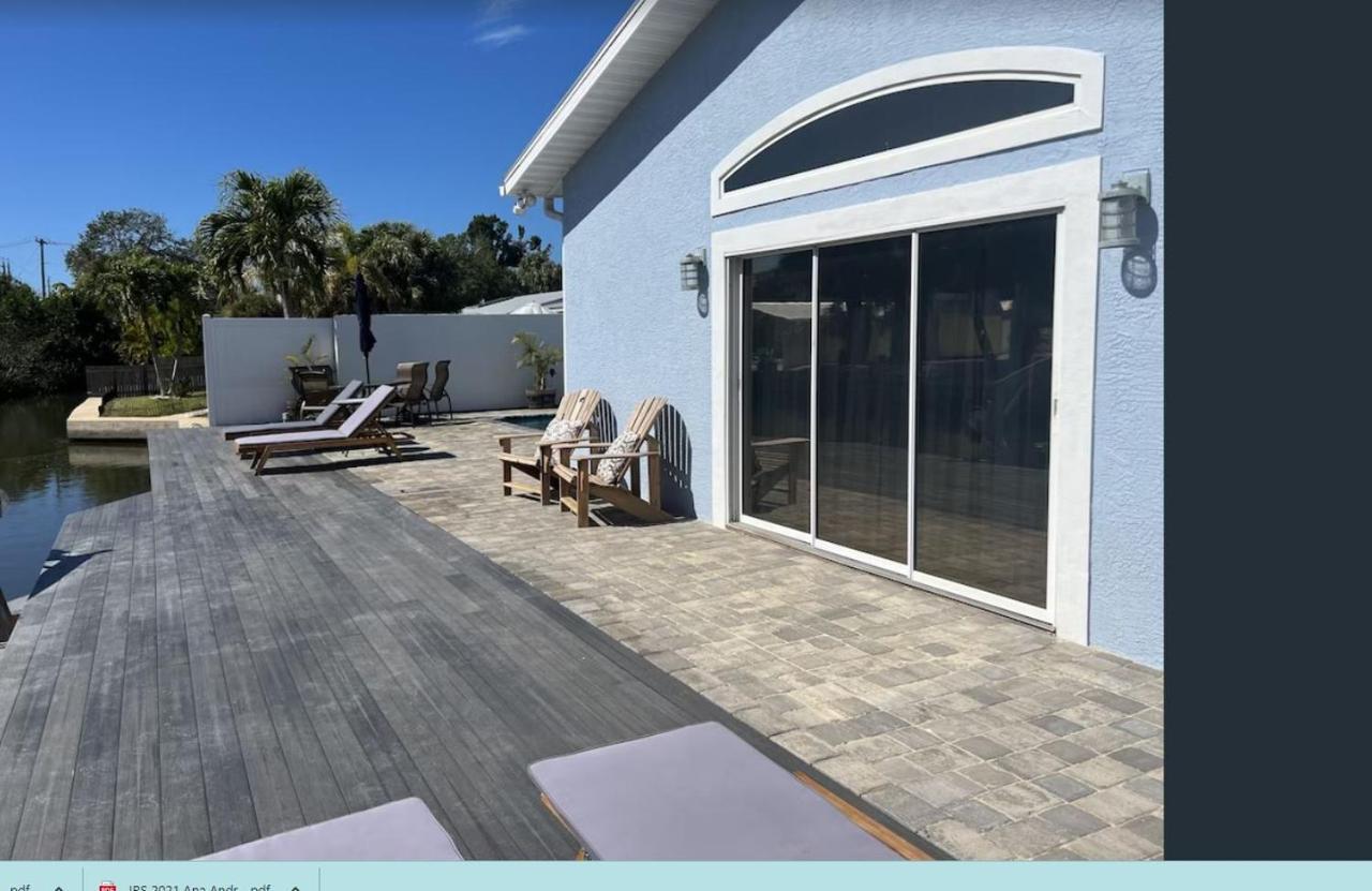 Pool/Waterfront Home 5 Min Walk To Siesta Key Village And Beach Eksteriør billede